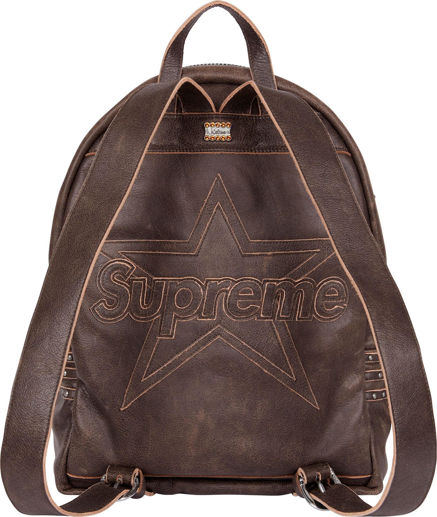 【希少】Supreme Leather West Bag Supreme Leather Waist Bag (FW23) - $128
