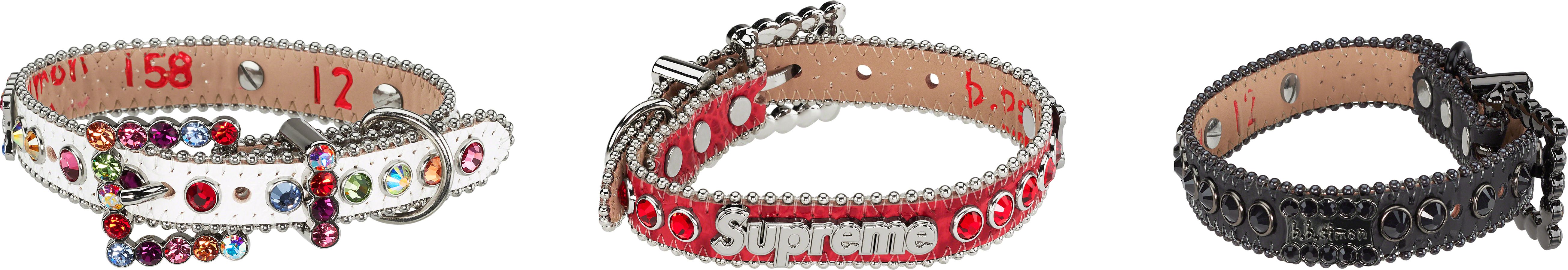 首輪・ハーネス・リード Supreme/b.b. Simon Studded Dog Leash Supreme B.B. Simon Studded Dog Leash (SS22) - $148
