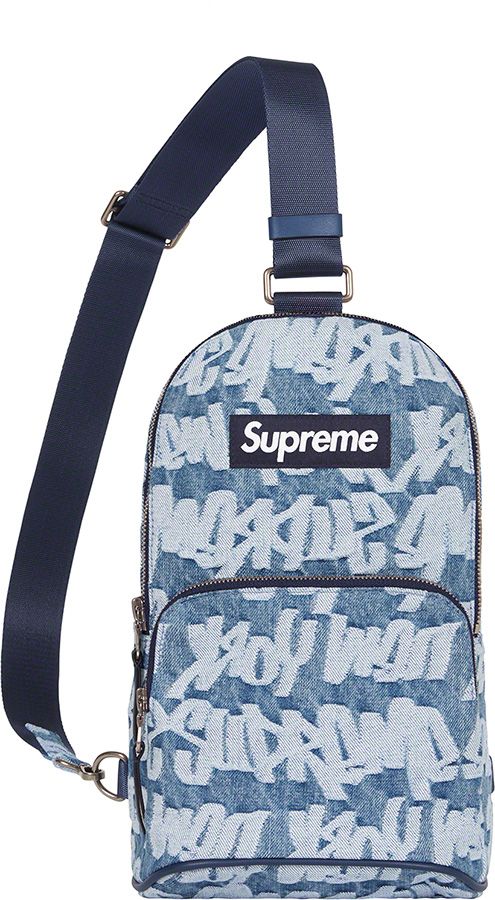バッグ Supreme Fat Tip Jacquard Denim Sing Bag Spring/Summer 2022 Preview – Supreme
