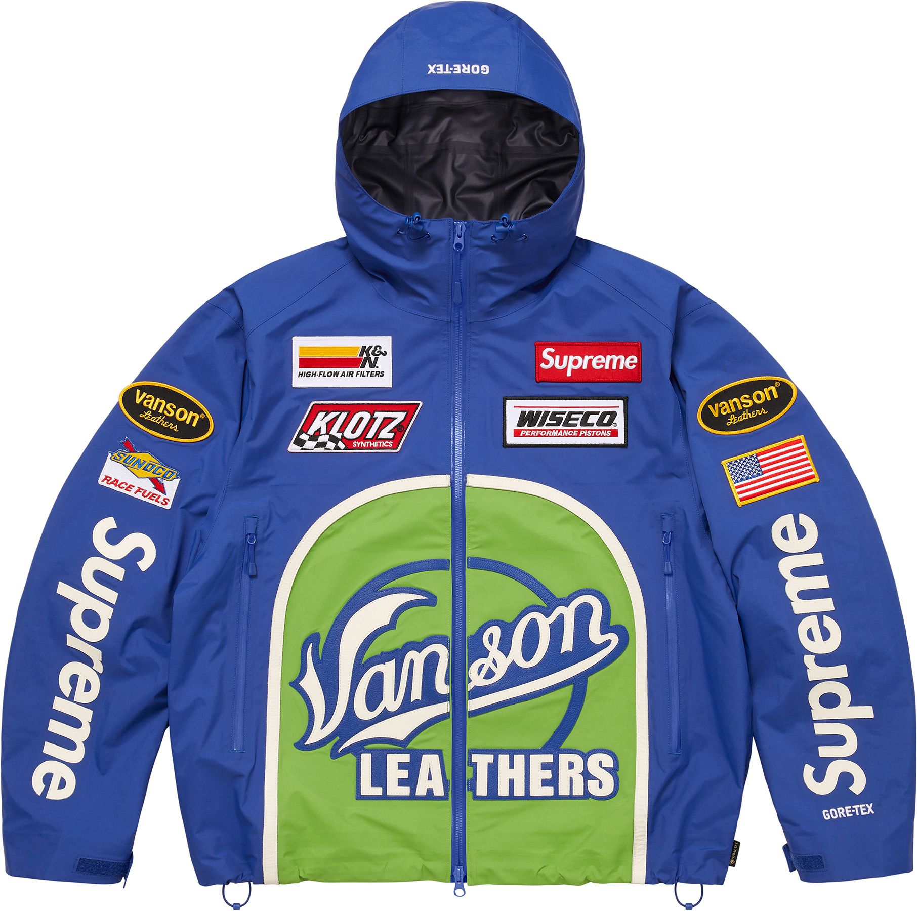 ジャケット・アウター Supreme Vanson S/S Racing Jacket M Supreme Vanson Leathers S S Racing Jacket (SS23) - $698
