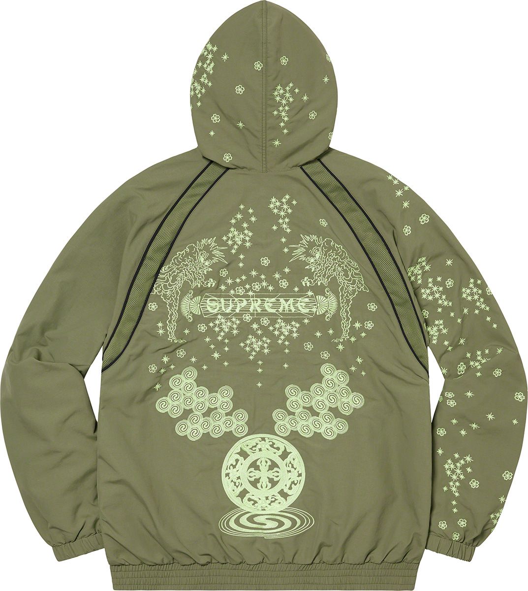ジャケット・アウター supreme aoi glow-in-the-dark trackj Supreme AOI Glow-in-the-Dark Track Jacket Black Men's - SS22