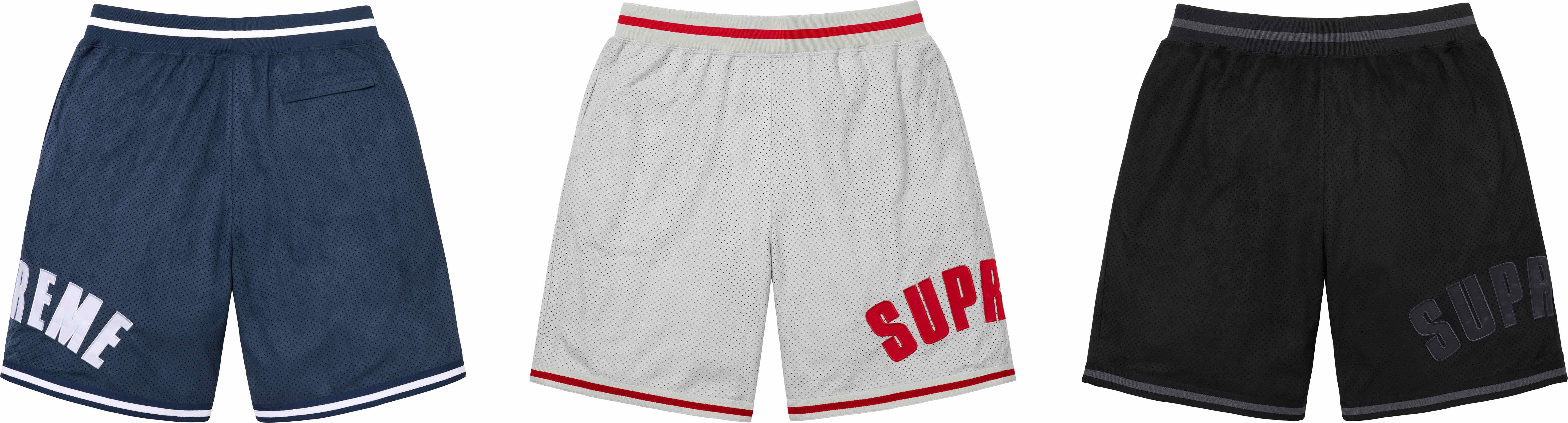 NewJeans着用Supreme Big Script Mesh Short Supreme Big Script Mesh Short Black Men's - SS24 - US