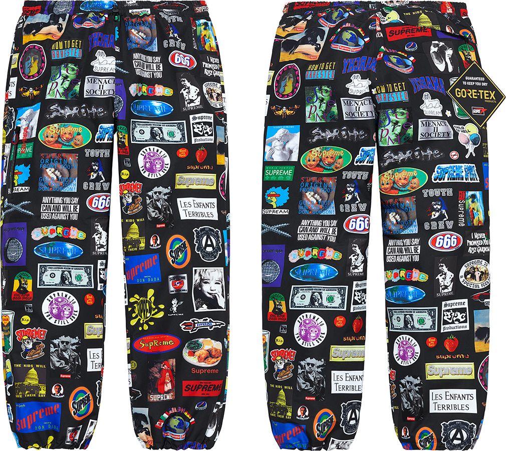 トップス supreme21ssGoretex stickers shell jacket 3c10755d0ef68e362243cf45b39b19
