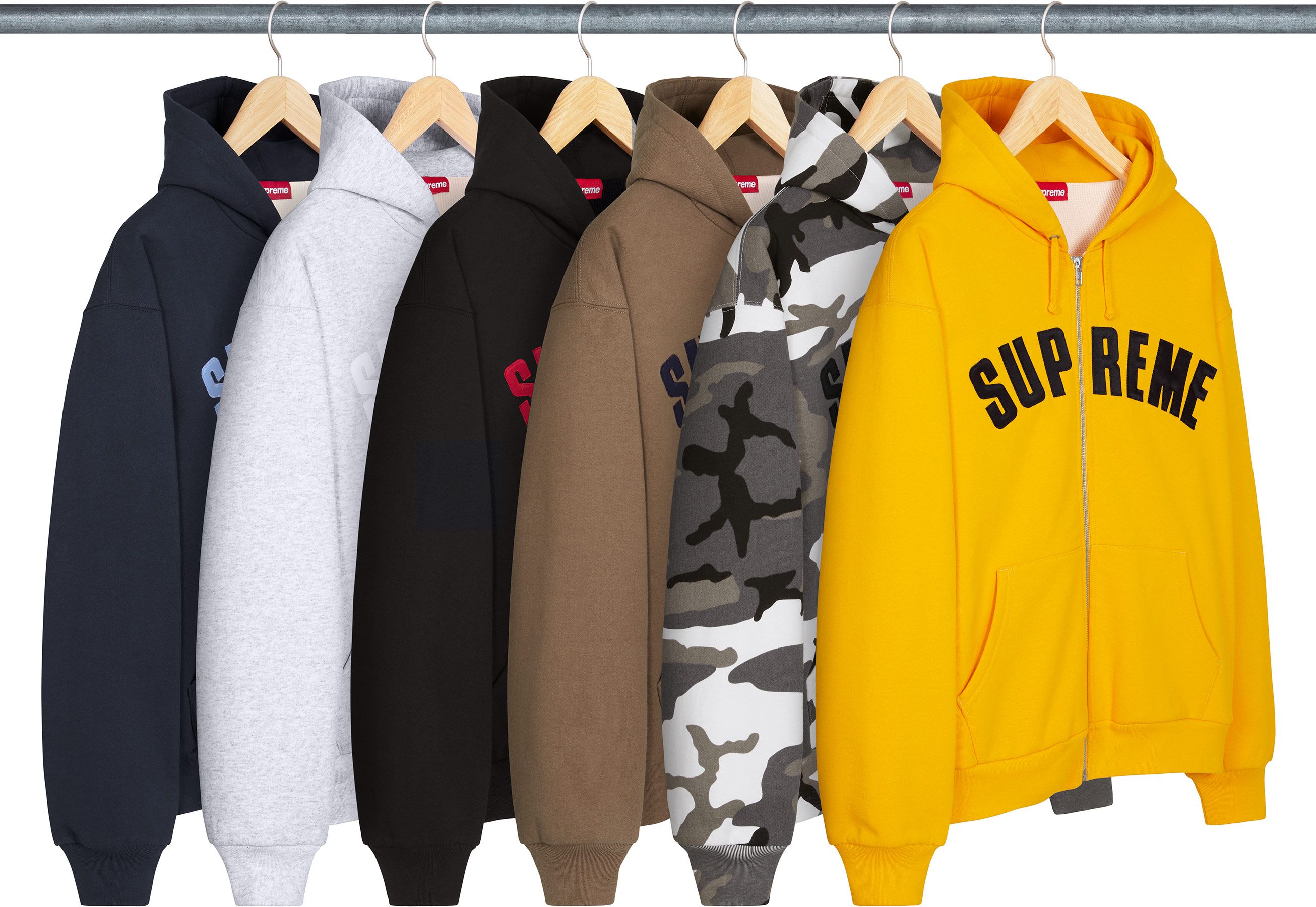 トップス Supreme Arc Thermal Zip Up Hooded Arc Thermal Zip Up Hooded Sweatshirt Red Men's - FW24 - US