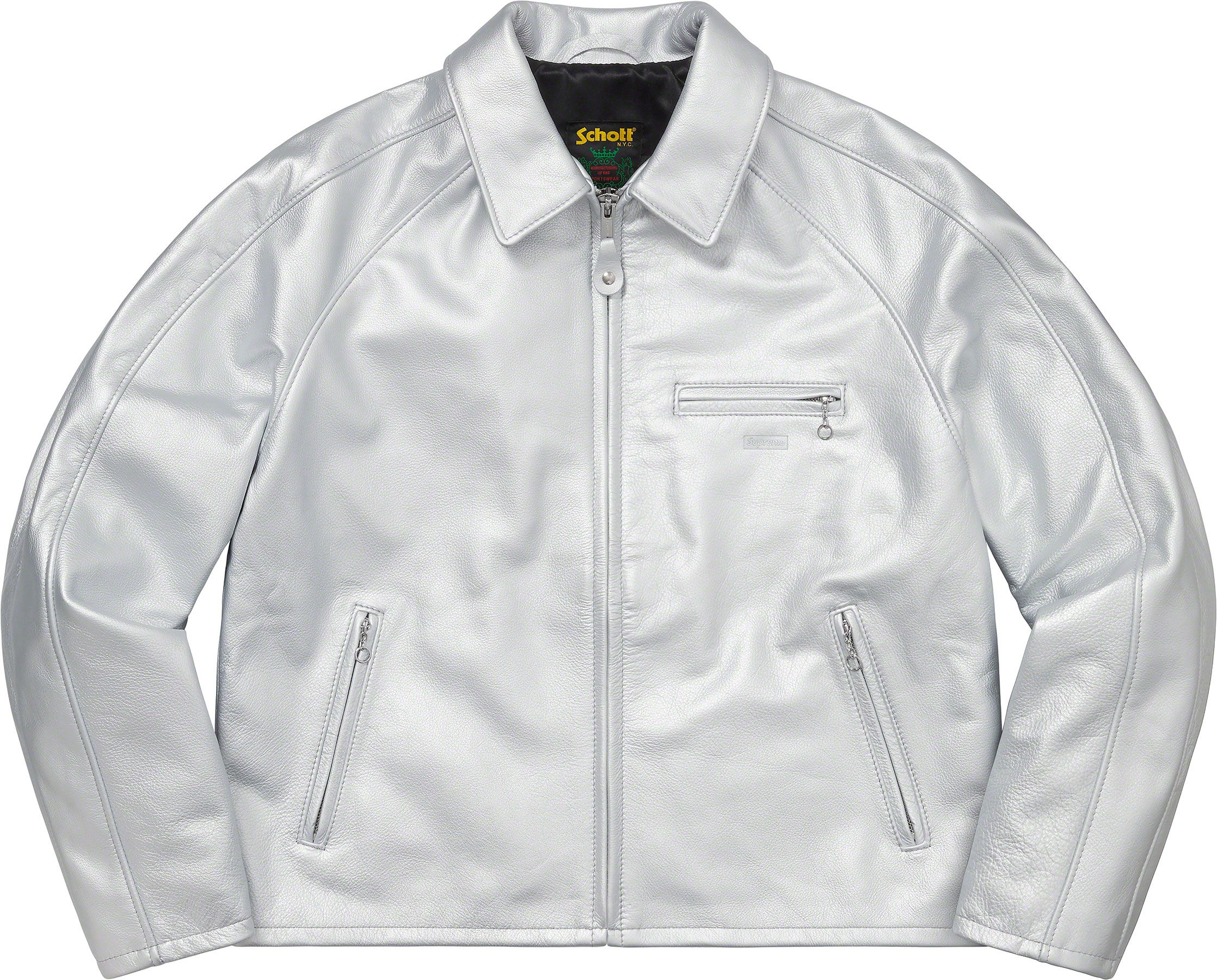 supreme schott ライダースジャケット Supreme Schott Leather Racer Jacket (FW24) - $898
