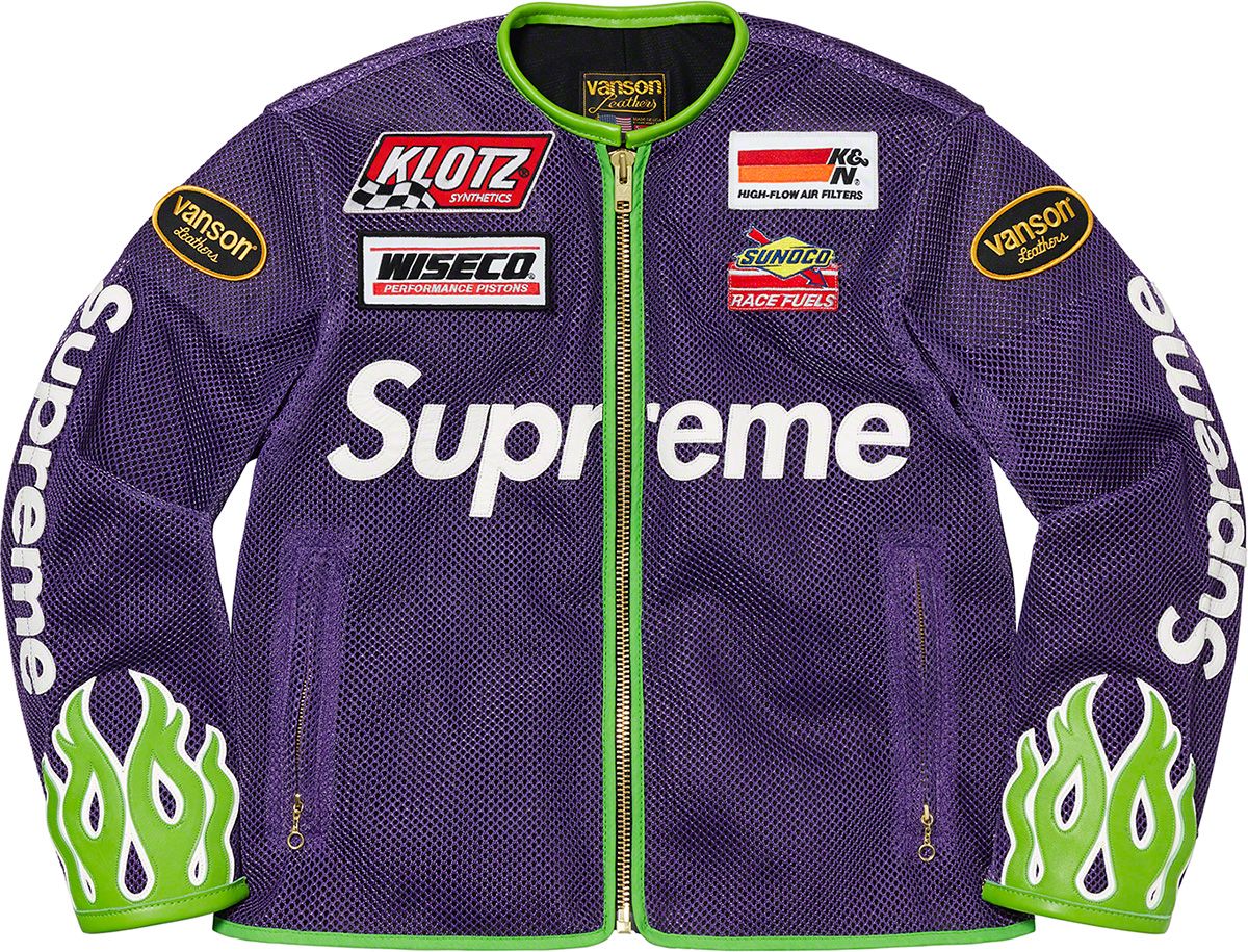ジャケット・アウター 22SS Supreme Vanson Cordura Mesh Jacket Supreme Vanson Leathers Cordura Mesh Jacket (SS22) - $898