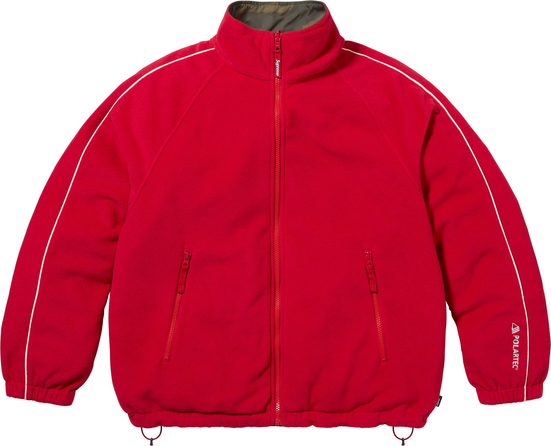 ジャケット・アウター Supreme Reversible Logo Fleece Jacket Supreme Reversible Logo Fleece Jacket (FW18) - $228