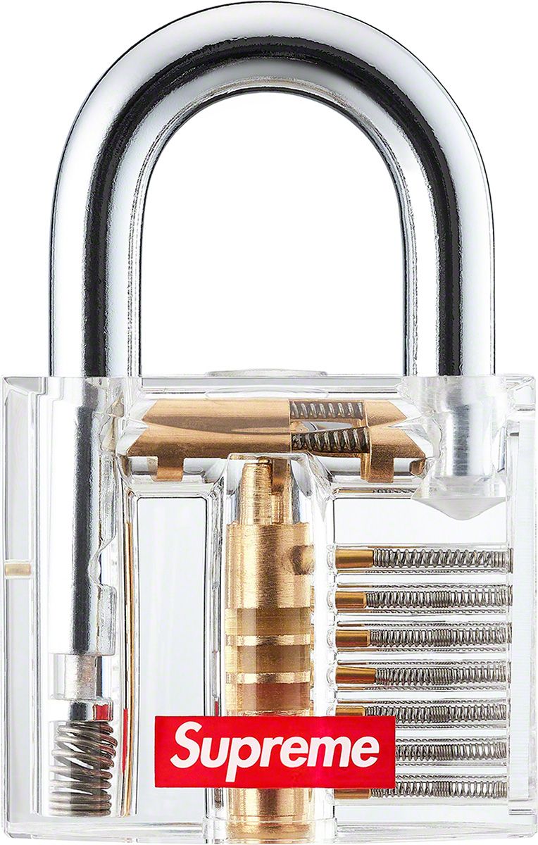 Supreme Transparent Lock 新品未開封 Supreme 新品 シュプリーム SUPREME Transparent Lock 南京錠