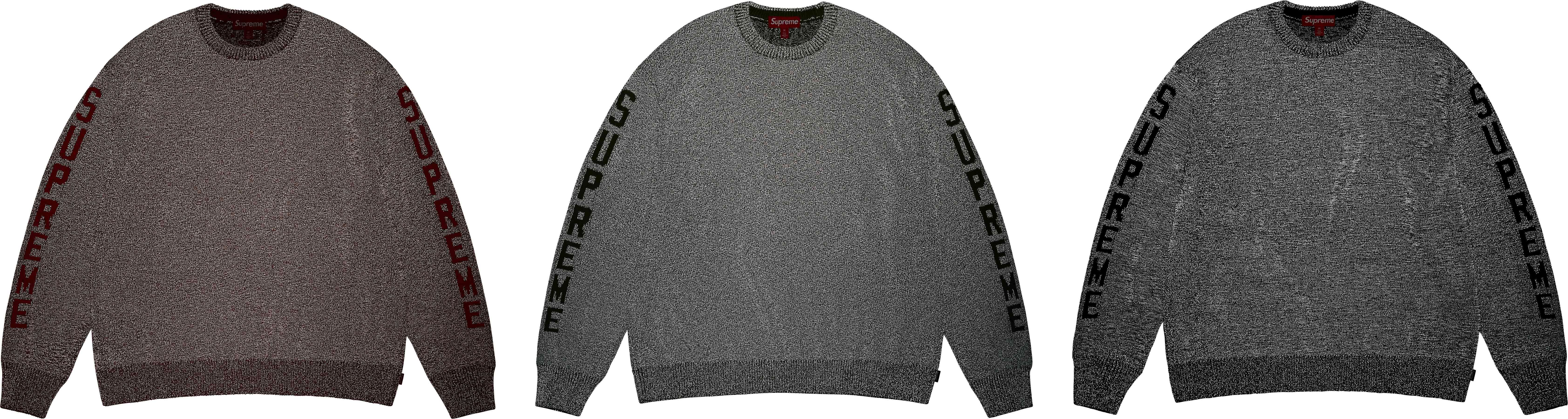 トップス Supreme Reflective Sweater Supreme Reflective Sweater (SS24) - $148