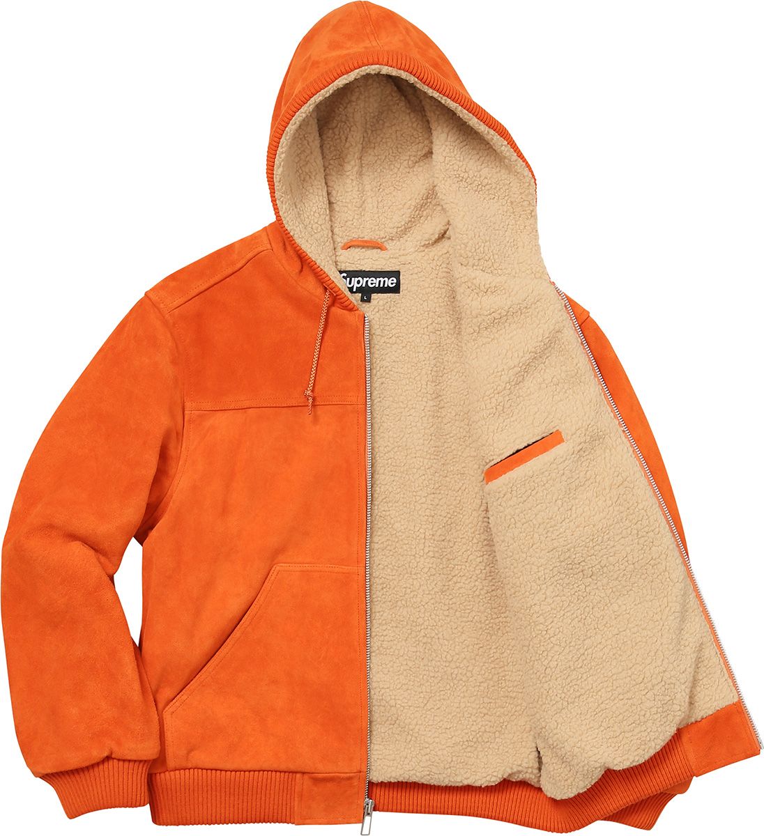 シュプリーム 17AW Hooded Suede Work Jacket Fall/Winter 2017 Preview – Supreme