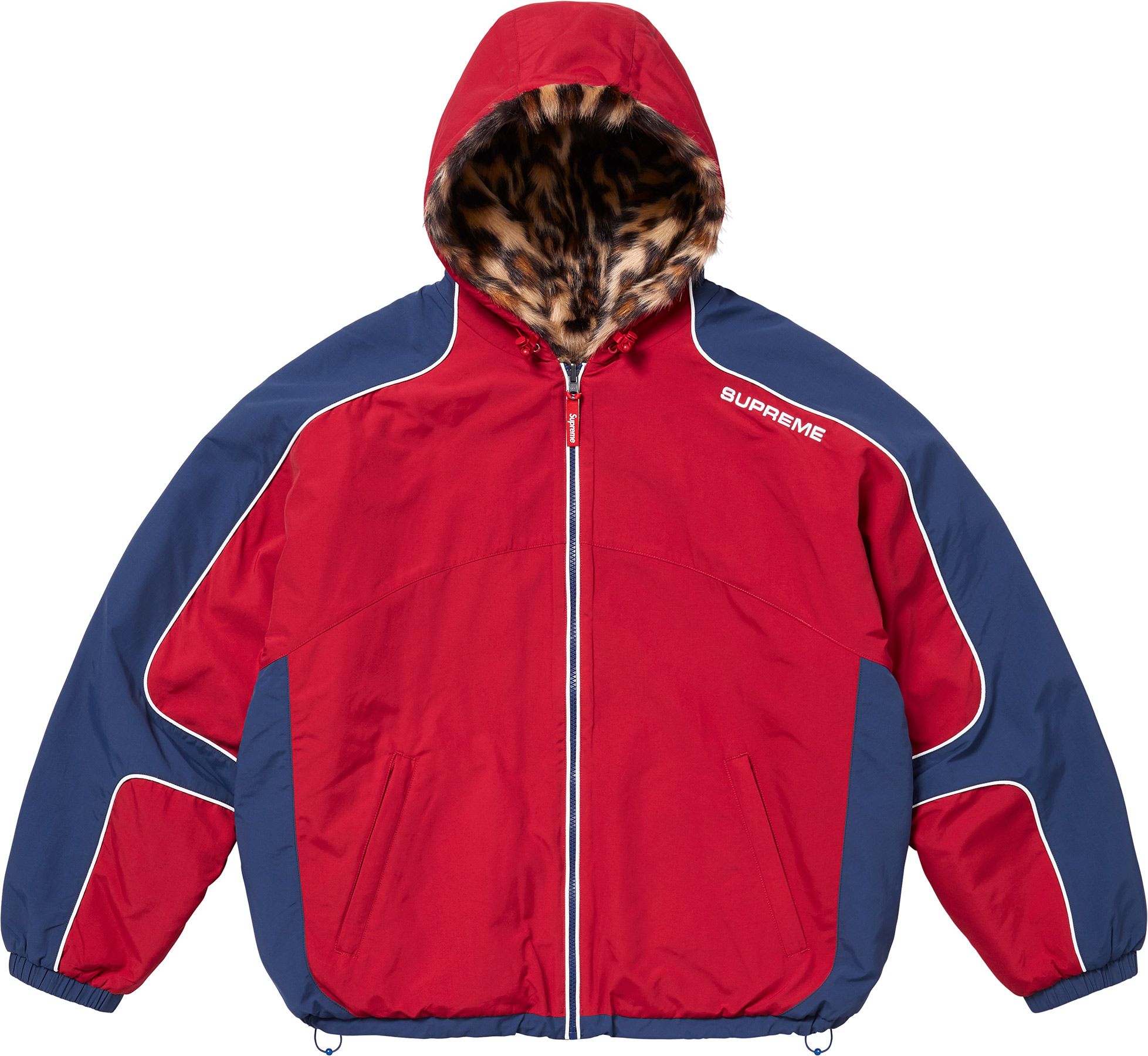 Supreme Faux Fur Reversible Jacket S 超美品 Supreme Faux Fur Reversible Hooded Jacket (FW20) - $388