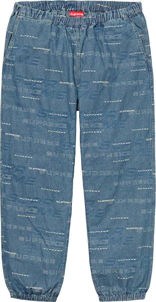 パンツ Supreme Dimensions Logo Denim Skate Pant Supreme Dimensions Logo Denim Skate Pant (FW19) - $138