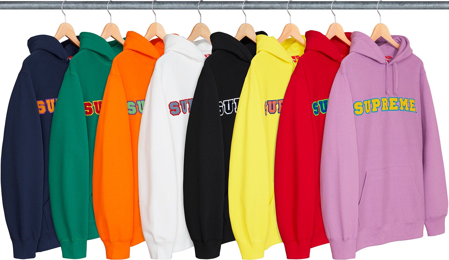 トップス OLD supreme Cord collegiate Logo Hooded Supreme Cord Collegiate Logo Hooded Sweatshirt (SS18) - $158