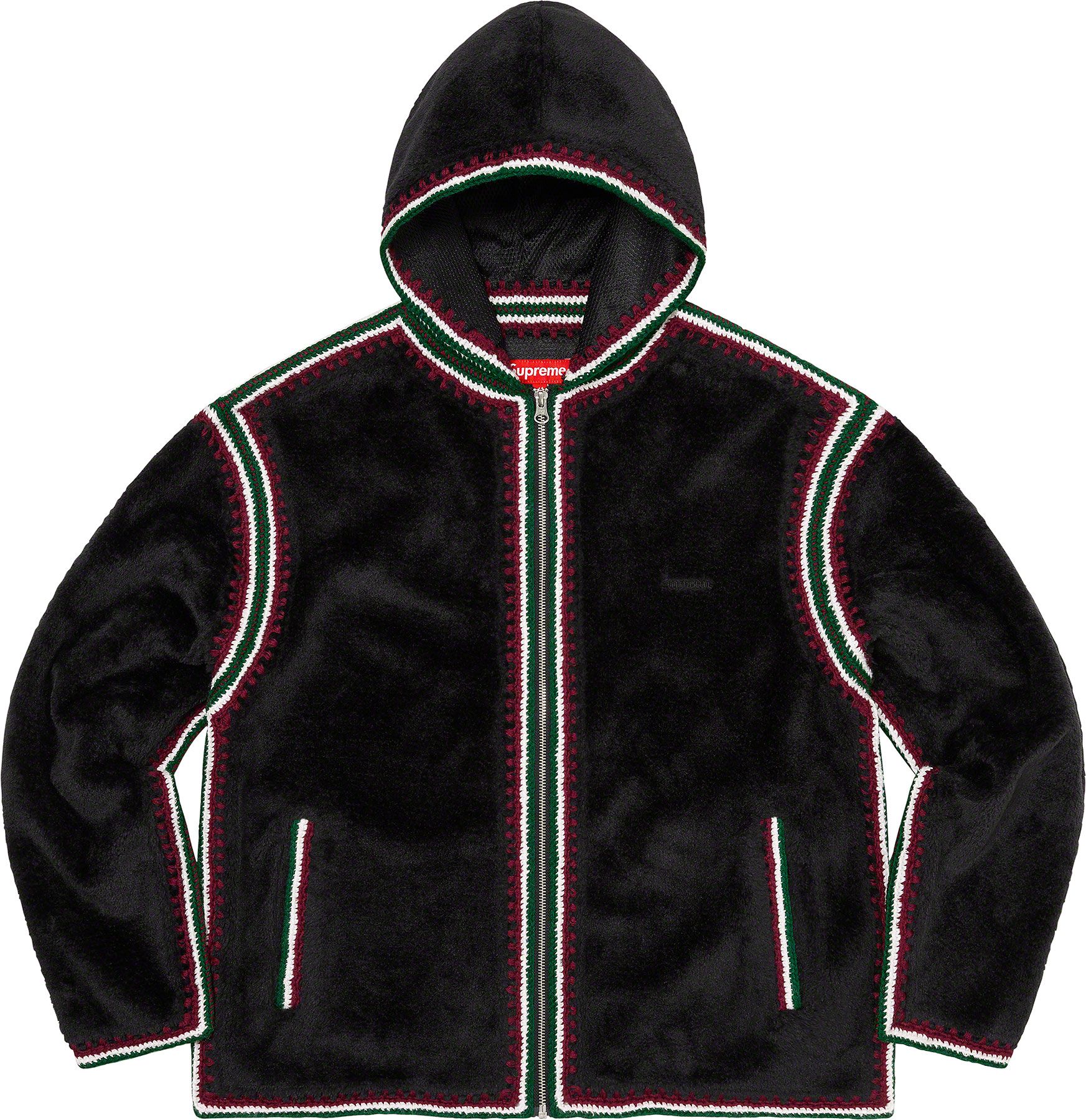 トップス L Supreme Crochet Zip Up Cardigan Black Supreme - Supreme Crochet Zip Up Cardiganの通販 by