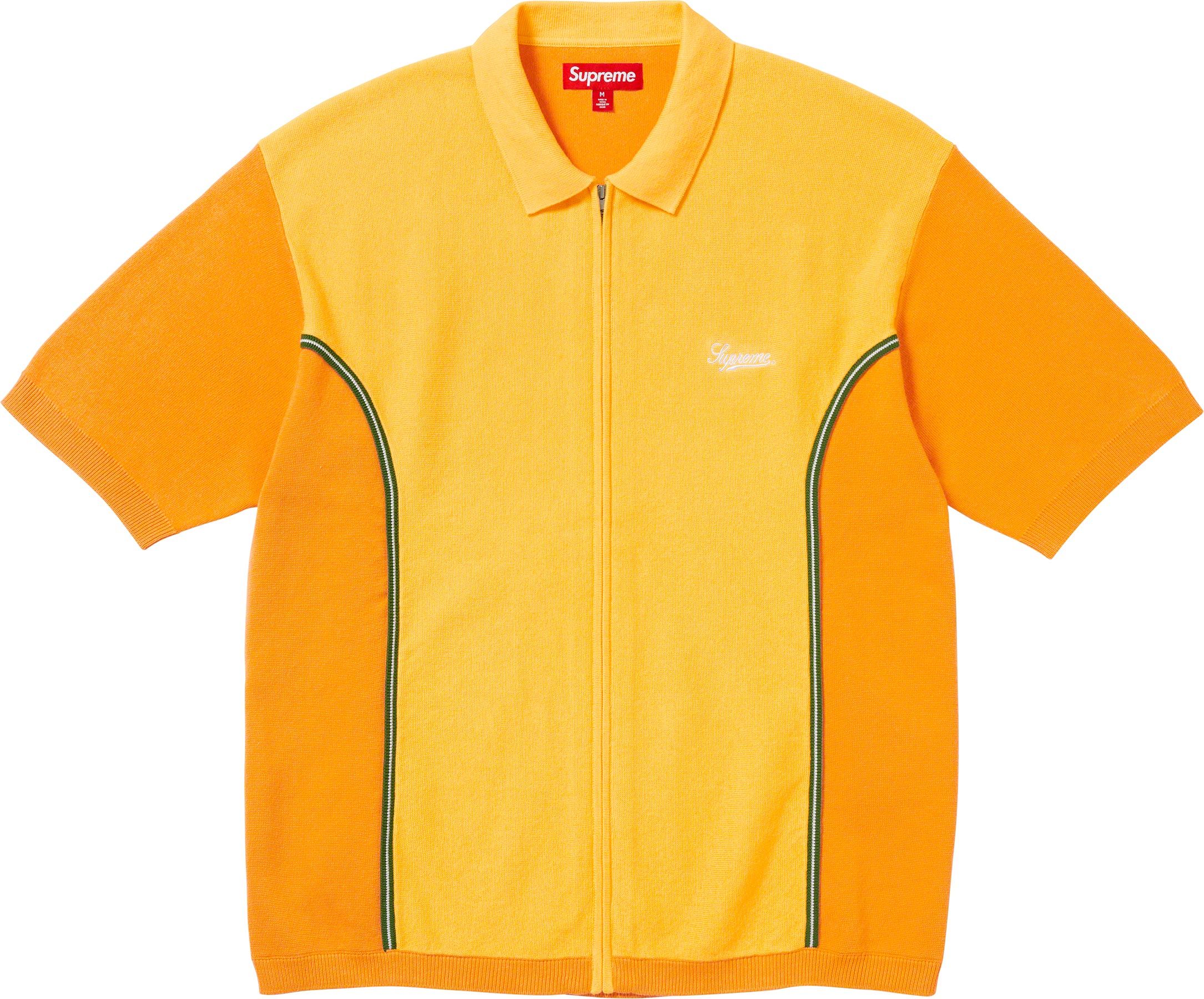 トップス supreme Abstract Textured Zip Up Polo Supreme Abstract Textured Zip Up Polo (SS22) - $128