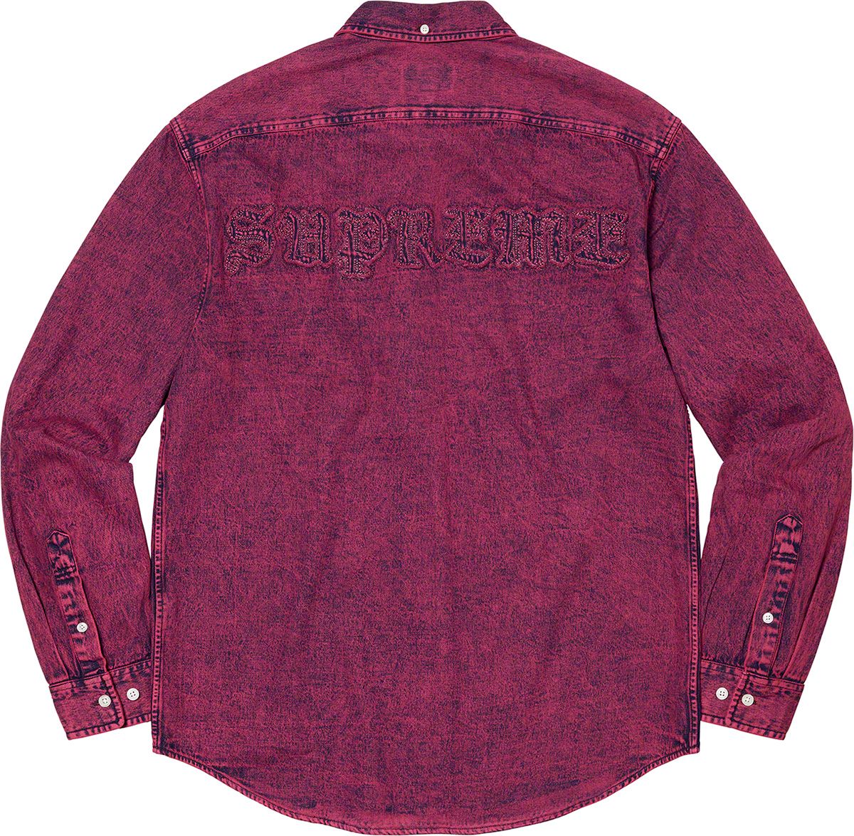 SUPREME Applique Denim デニムシャツ Appliqué Denim Shirt - Shop - Supreme