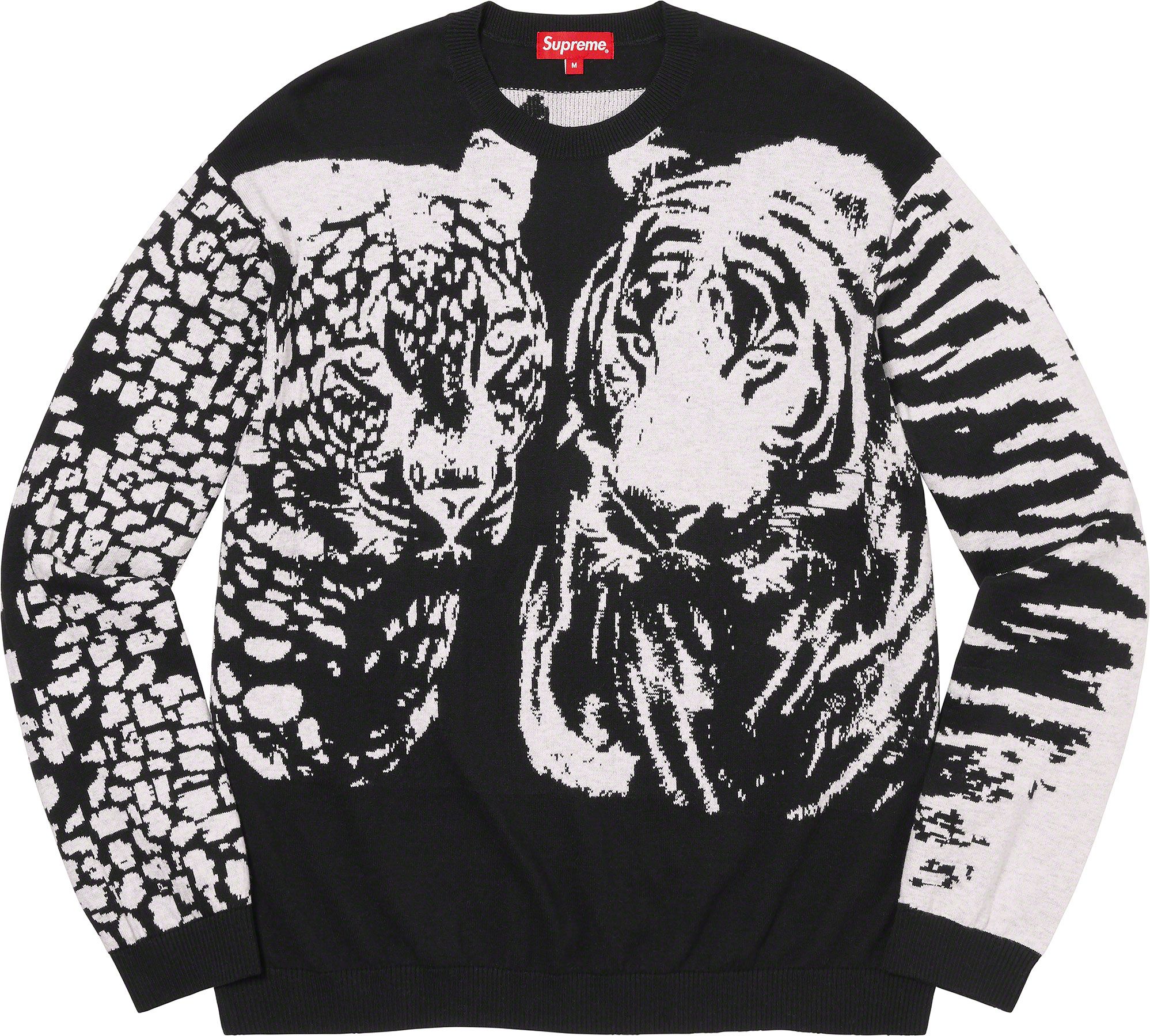 Supreme Big Cats Jacquard　 M　シュプリーム　セーター Spring/Summer 2023 Preview – Supreme