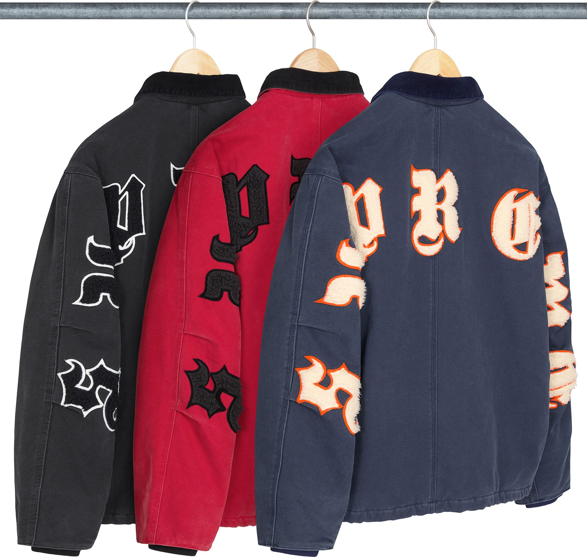 ジャケット・アウター Supreme Old English Canvas Work Jacket Supreme Old English Canvas Work Jacket (SS25) - $368