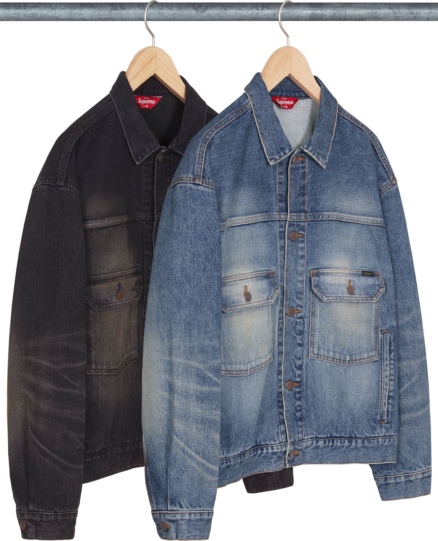 ジャケット・アウター Distressed Selvedge Trucker Jacket Fall/Winter 2024 Preview – Supreme