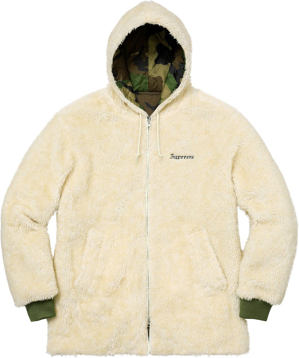 トップス Supreme Sherpa Fleece Reversible Work Supreme Sherpa Fleece Reversible Work Vest (FW16)
