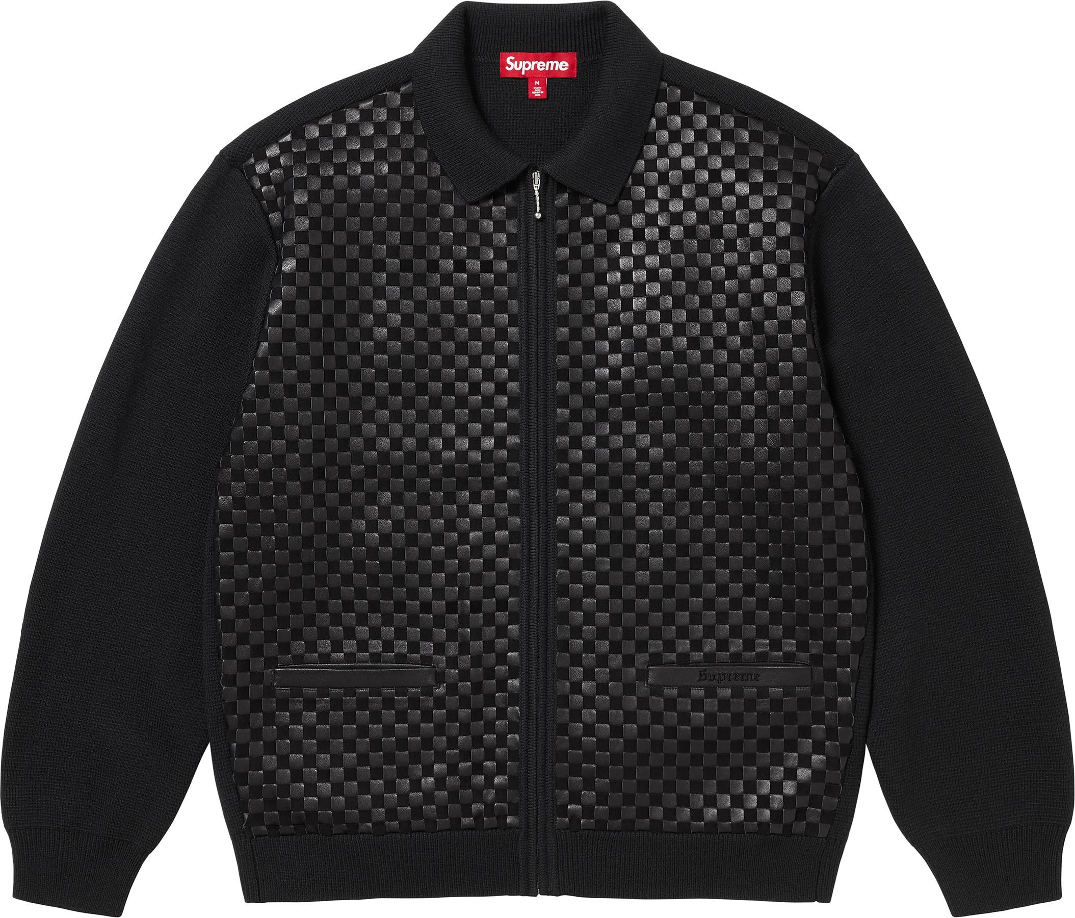 Supreme Woven Leather Zip Up Cardigan 黒M Fall/Winter 2024 Preview – Supreme