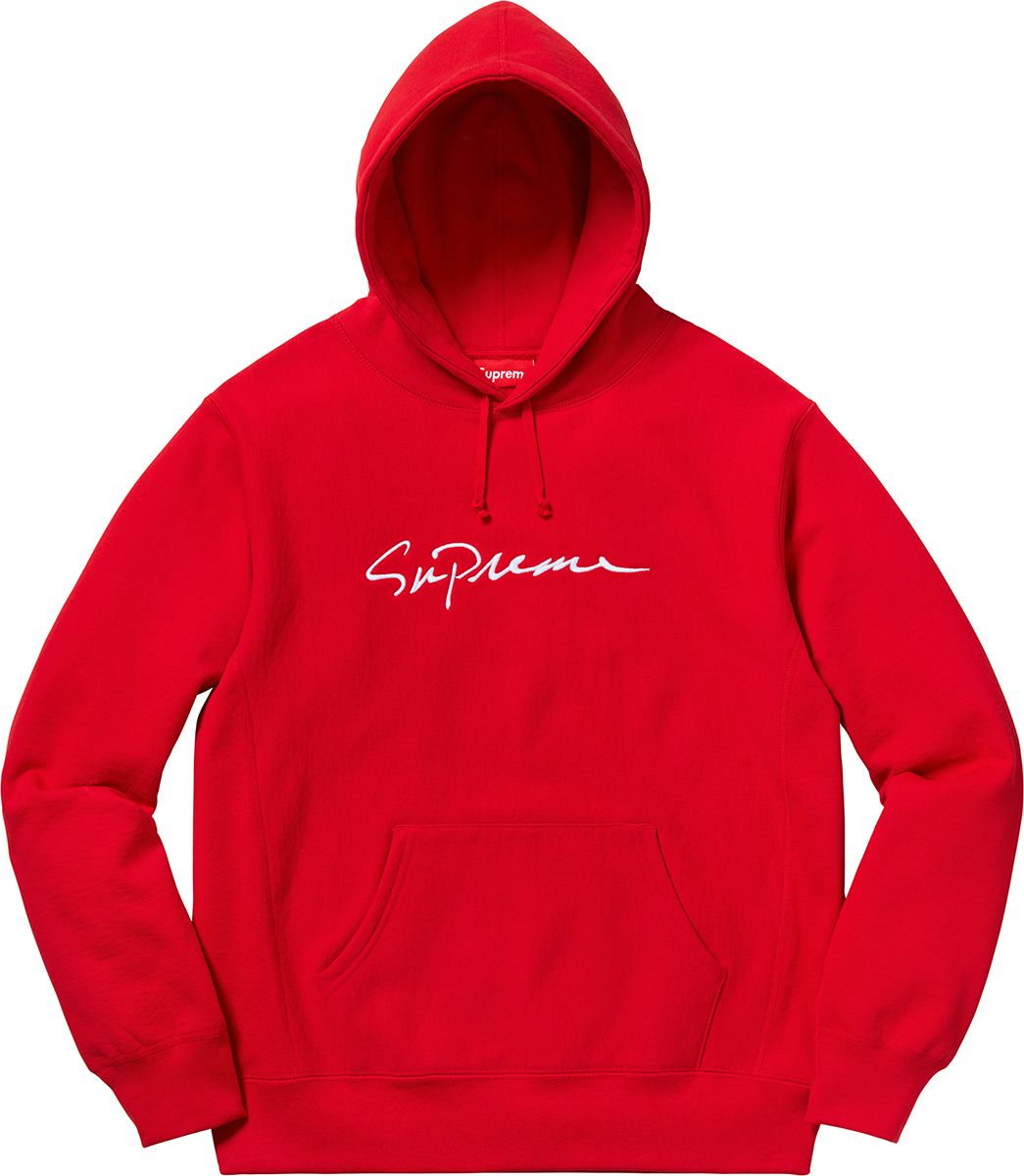 トップス Supreme Classic Script Hooded Sweatshirt Supreme-Classic-Script-Hooded-