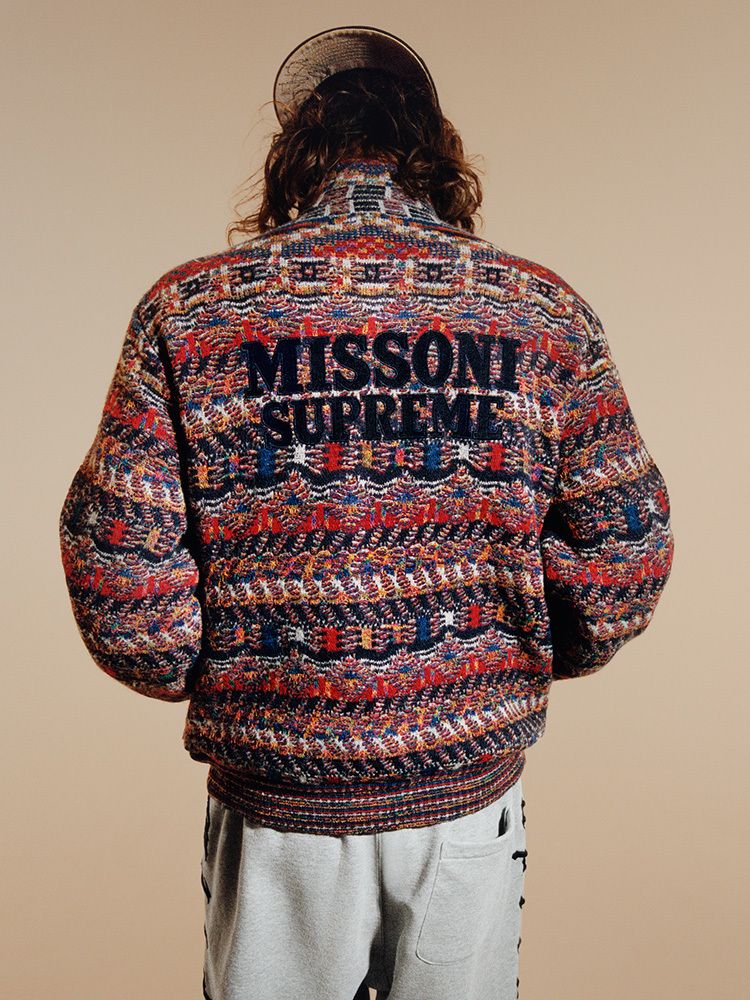 Supreme × Missoni Sweater Burgundy Supreme X Missoni Sweater Burgundy | Culture Kings US
