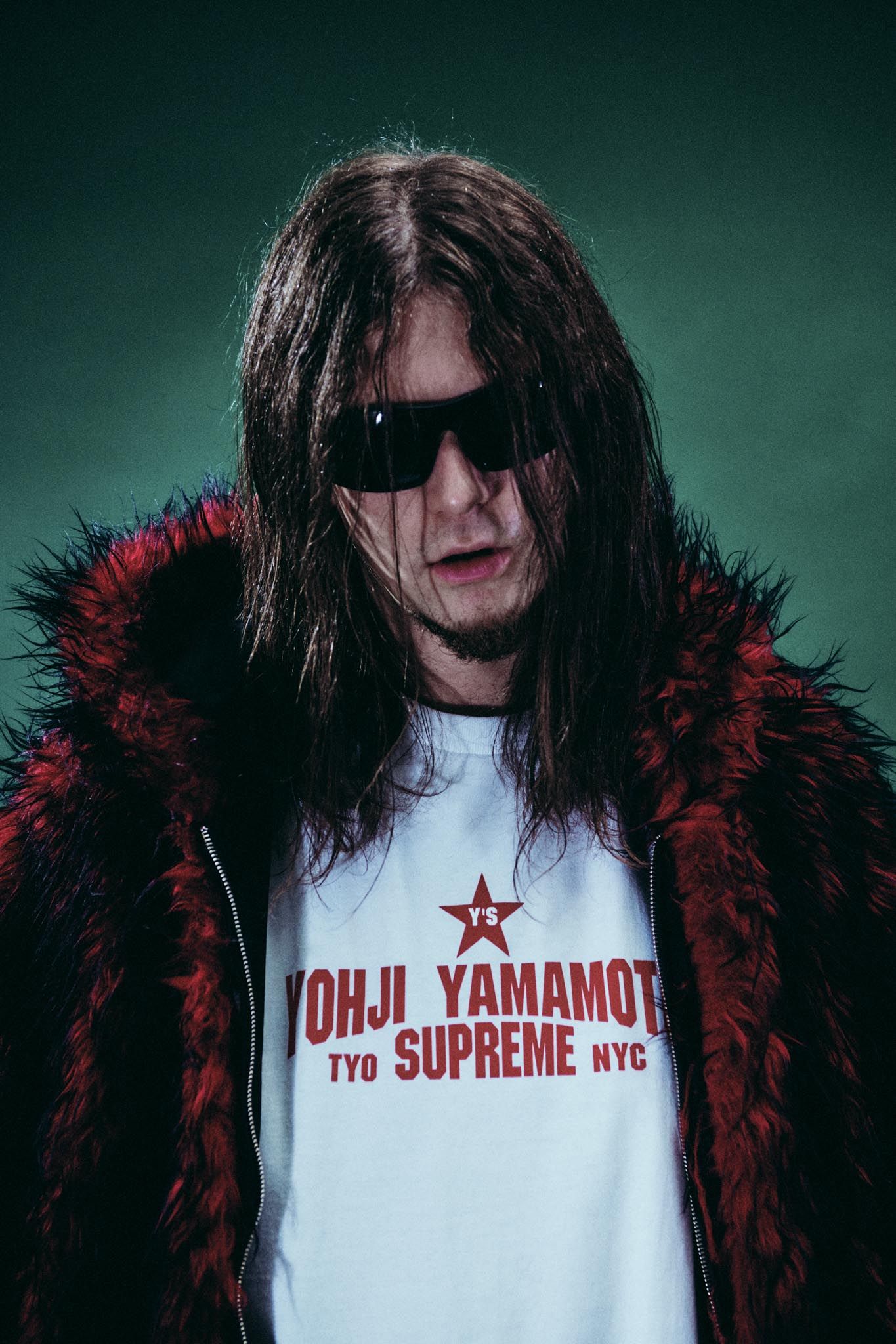 supreme×ヨウジヤマモト Supreme/Yohji Yamamoto Scribble Wolf Tee - ParkSIDER