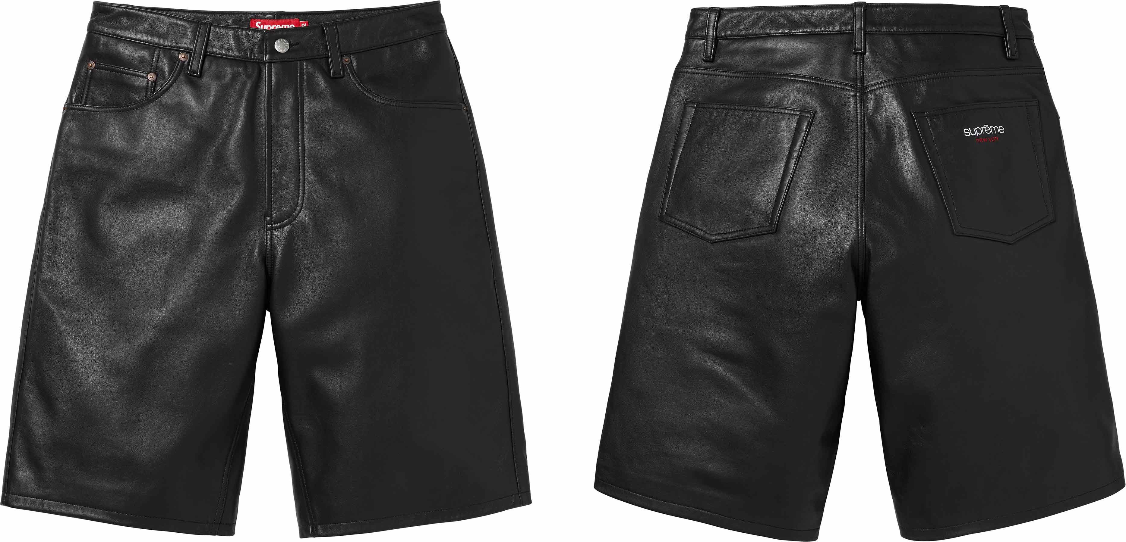 パンツ Supreme Script Baggy Denim Short 32 Supreme Script Baggy Denim Short Washed Black Men's - SS24 - US
