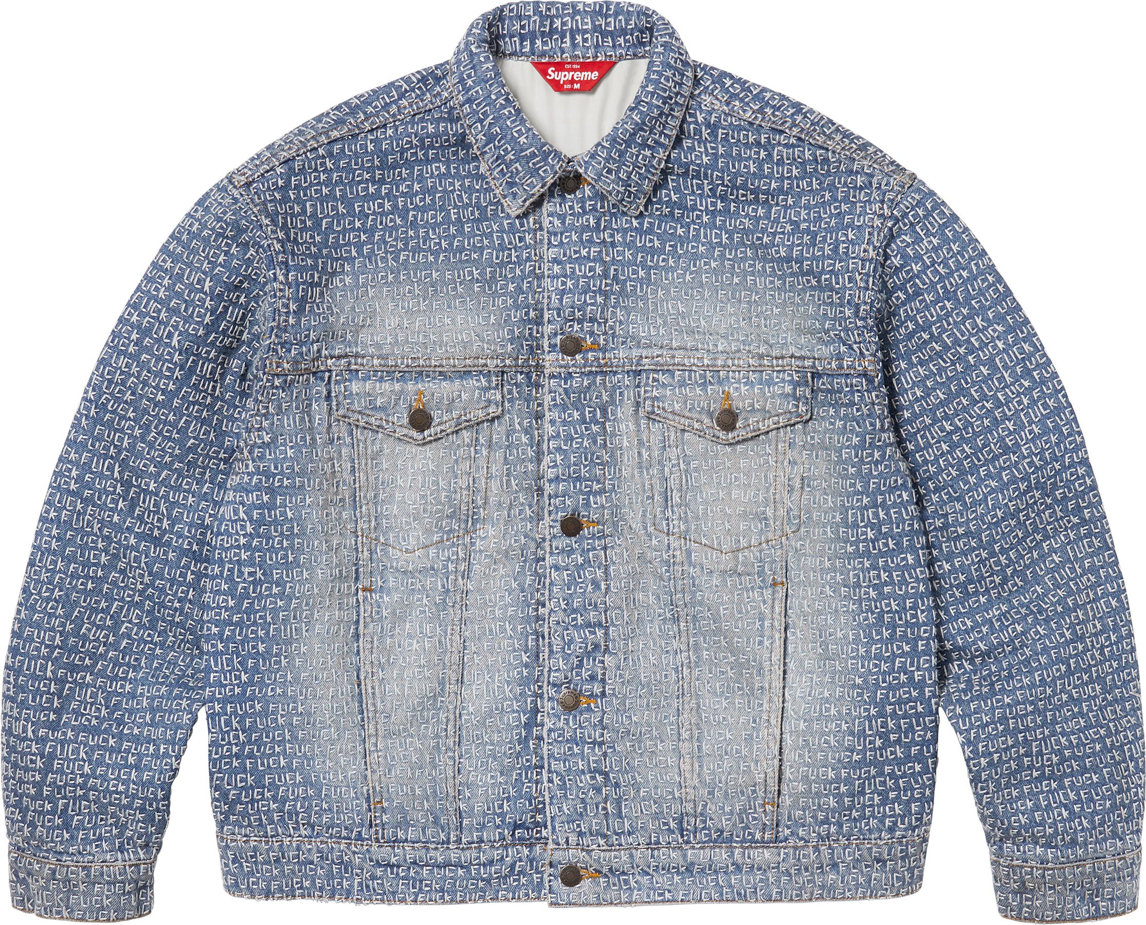 希少SサイズSupreme fuck デニムジャケット Supreme - Supreme fuck denim jacketの通販 by lazy
