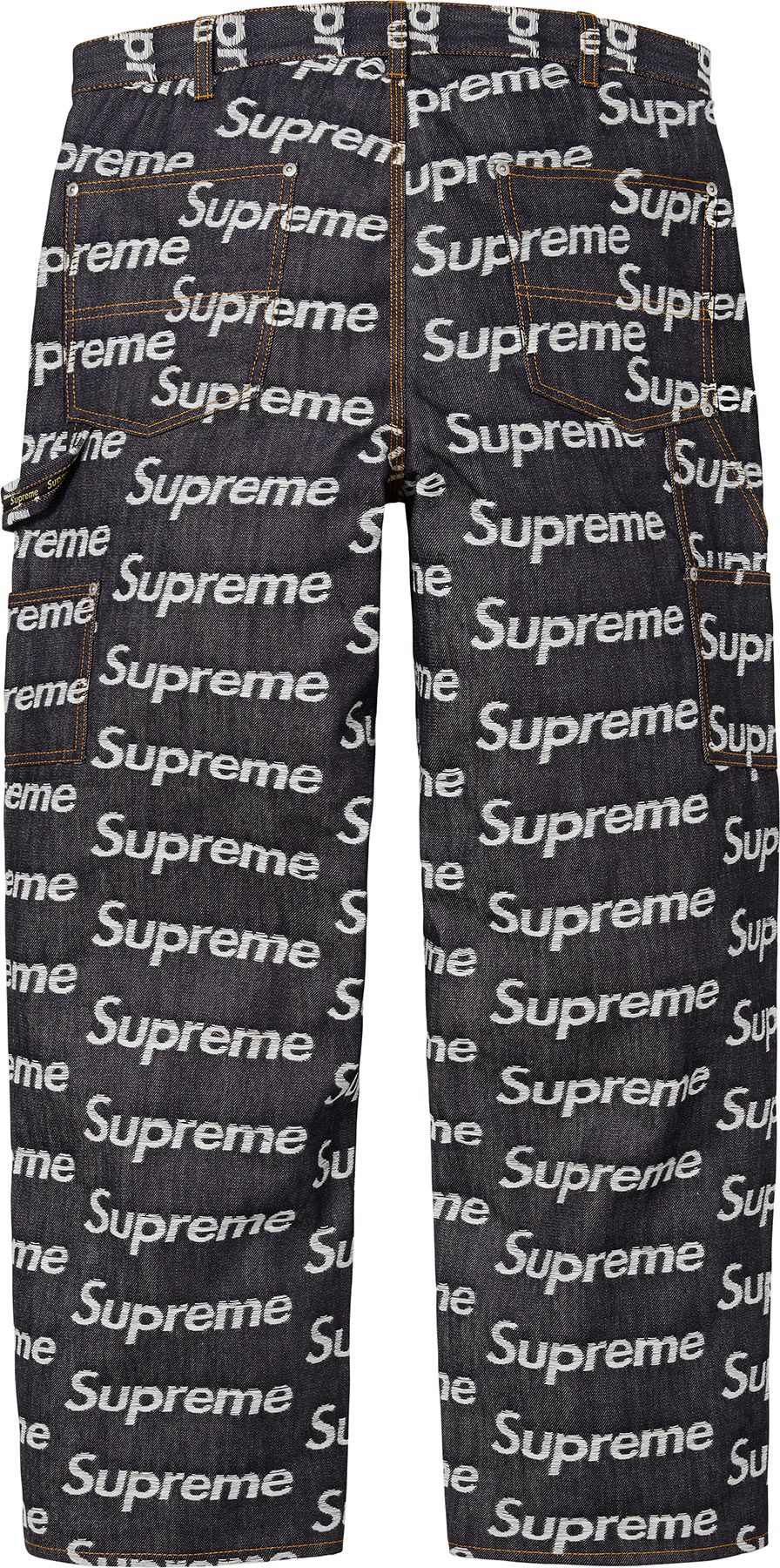 Supreme Jacquard Logos DenimPants サイズ30 Supreme Jacquard Logos Double Knee Denim Painter Jean (FW25)