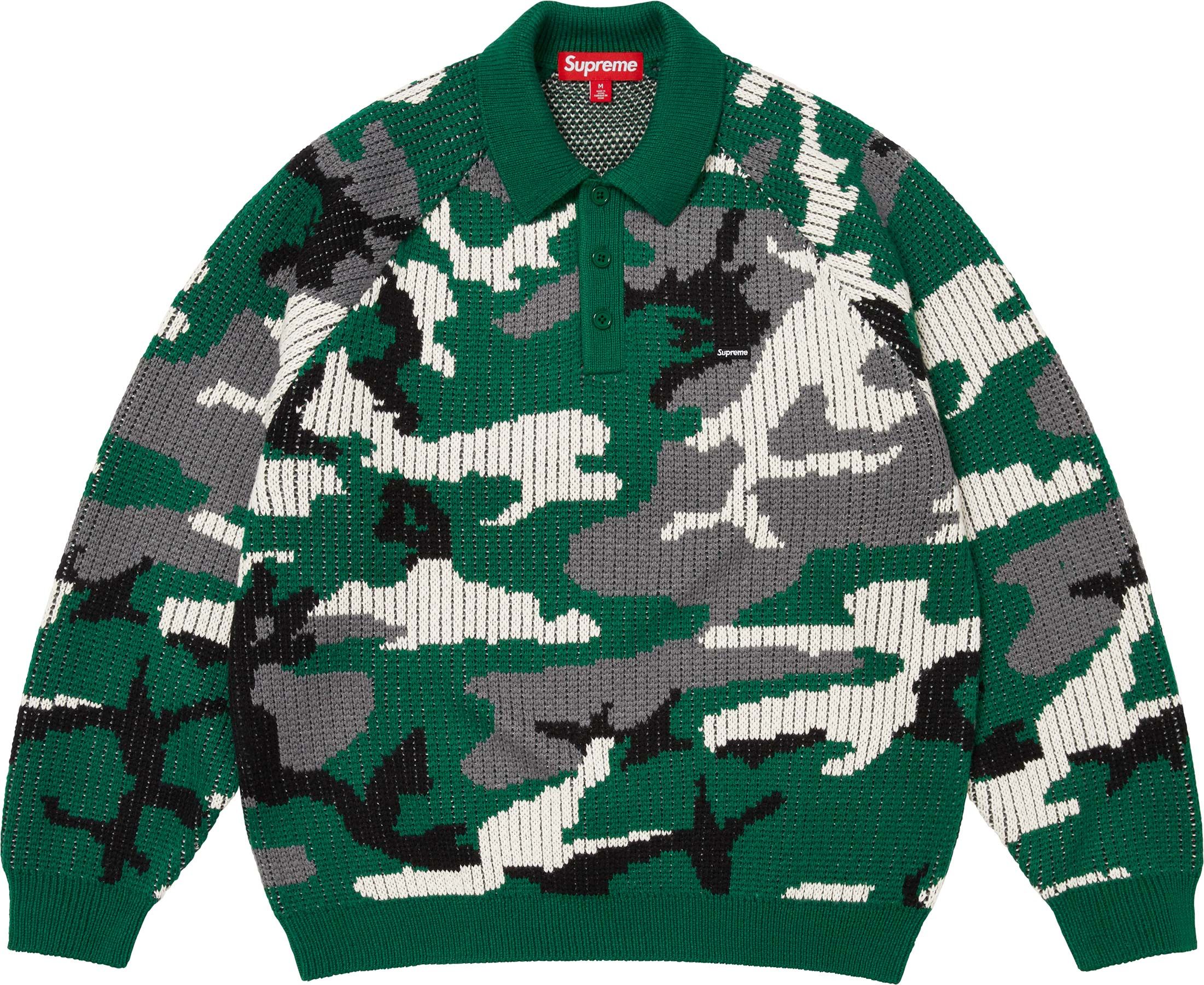 Supreme Small Box Polo Sweater カモ柄 Fall/Winter 2025 Preview – Supreme