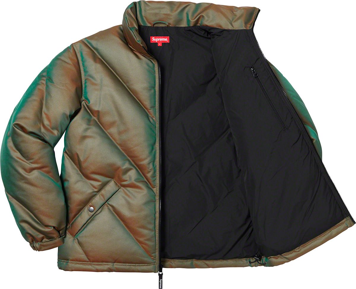 ジャケット・アウター Supreme Iridescent Puffy Vest S Supreme Iridescent Puffy Jacket (FW19) - $348
