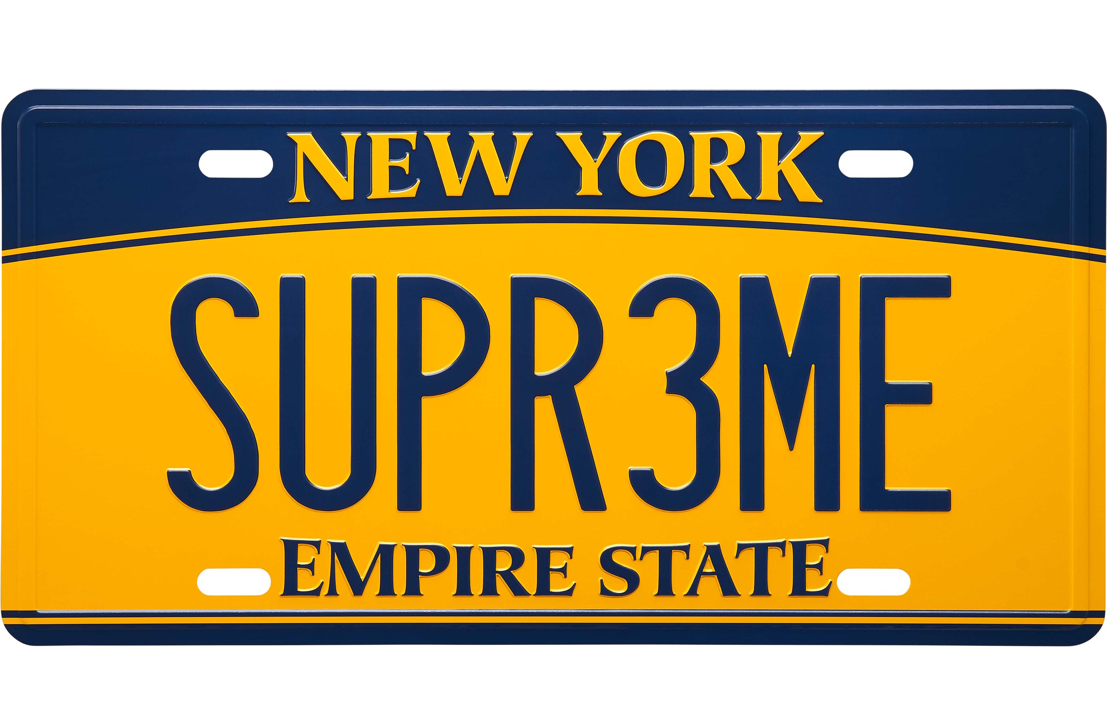 アクセサリー Supreme License Plate Supreme Chain License Plate Frame Silver - FW18 - US