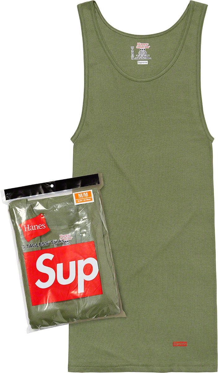 Supreme Tagless Tank Top シュプリームタンクトップ Spring/Summer 2022 Preview – Supreme
