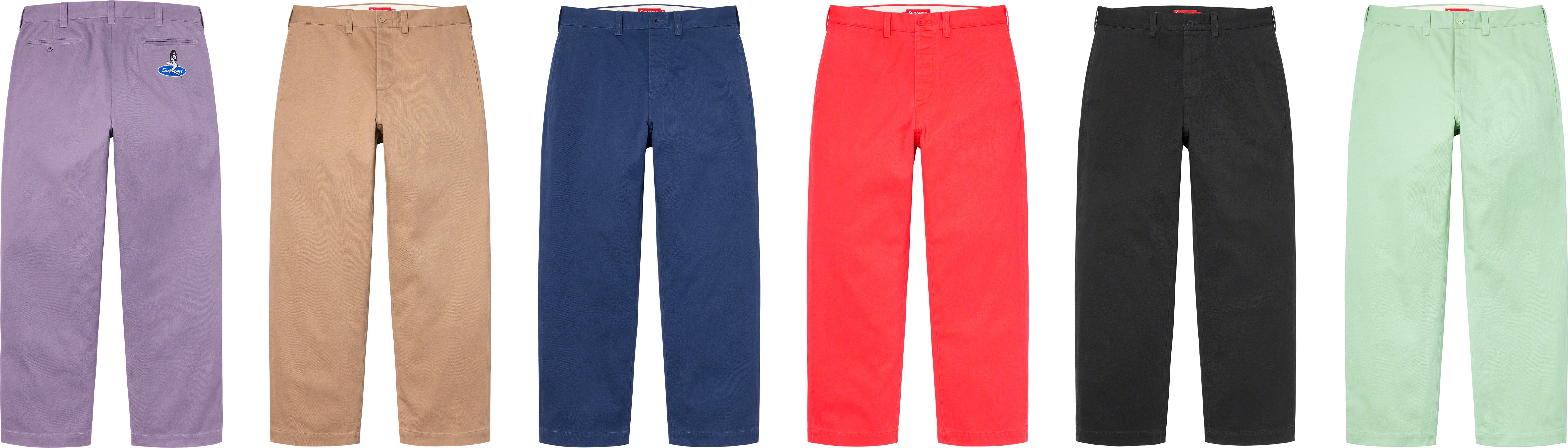 supreme chino work pant シュプリーム チノパン Supreme Chino Pant (SS24) - $148