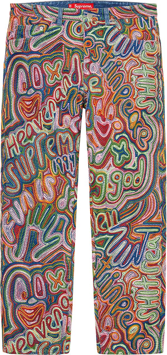 超激レア！SUPREME CHAINSTITCH REGULAR JEAN Supreme Chainstitch Regular Jean (SS22) - $398