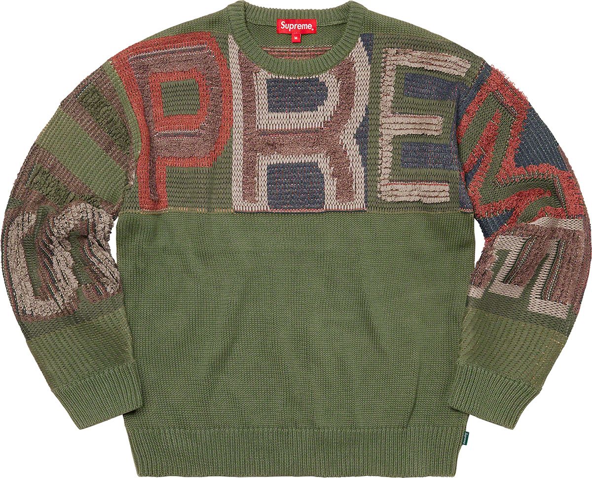 トップス Supreme Sleeve Stripe Sweater 2021fw S Supreme Sleeve Stripe Sweater (FW21) - $138