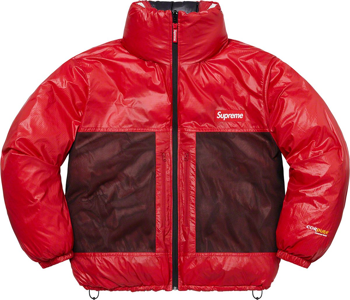 Supreme Reversible Featherweight Downダウン Supreme Reversible Featherweight Down Puffer Jacket Black