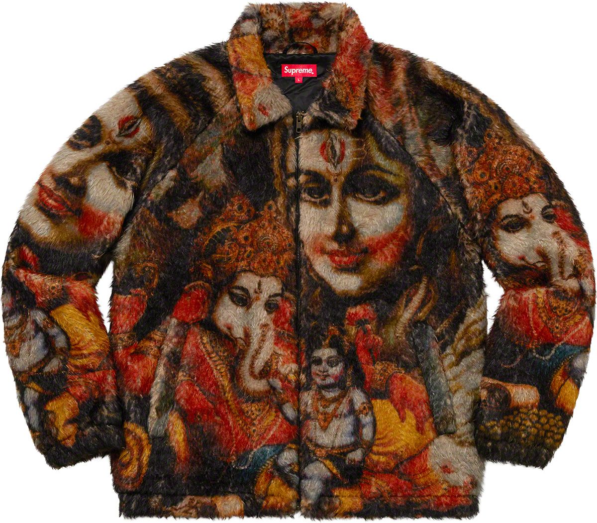 Supreme 19AW ガネーシャ ジャケット L Supreme Ganesh Faux Fur Jacket (FW19) - $348