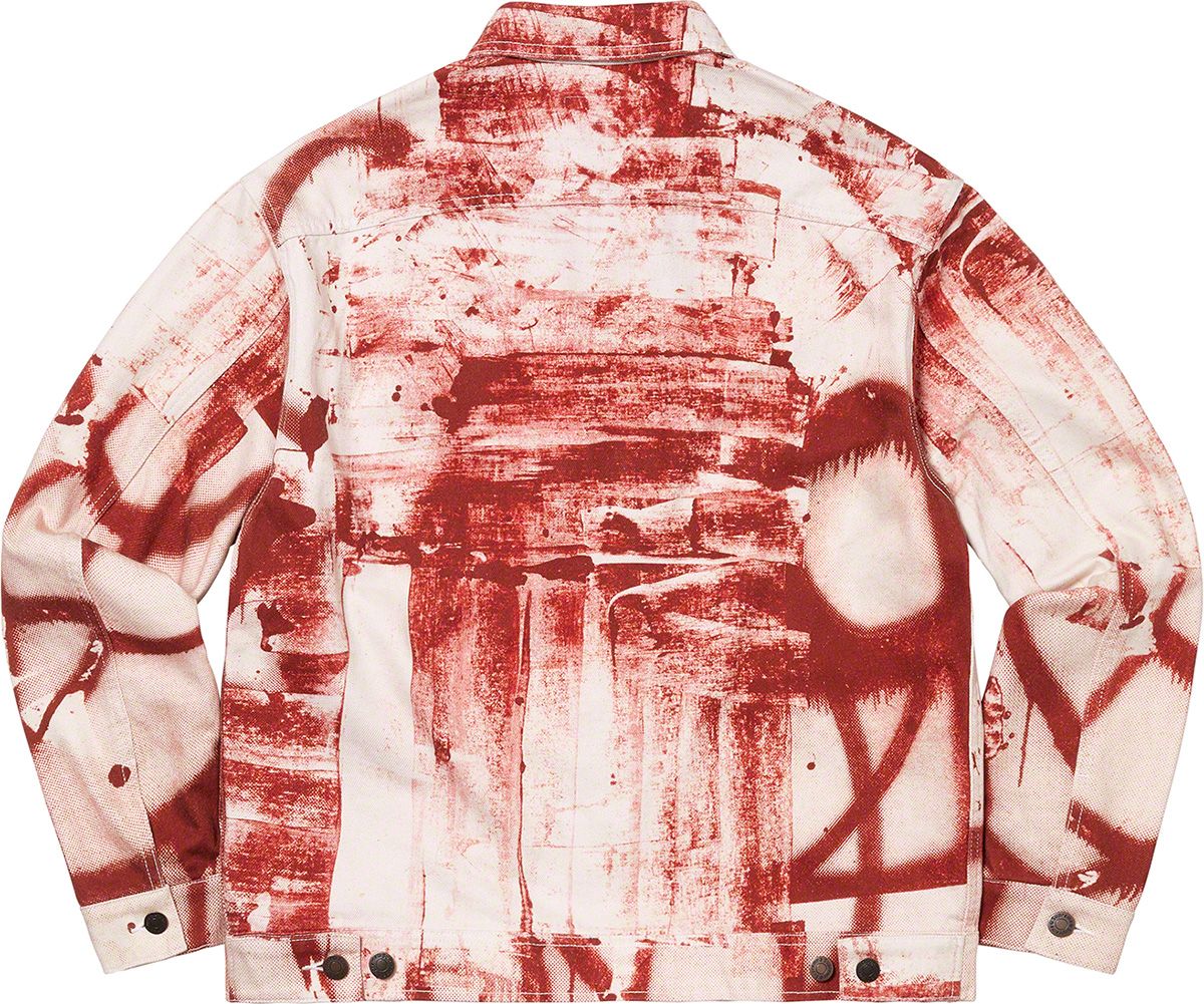 Supreme × Christopher wool コラボデニムジャケット Buy Supreme x Christopher Wool Denim Work Jacket 'Red