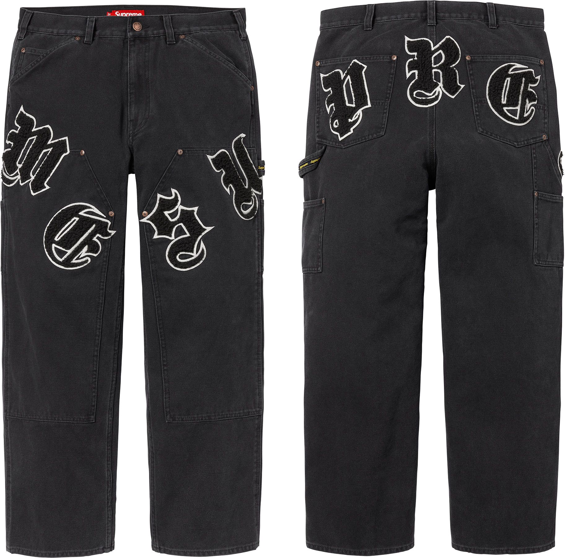 パンツ Supreme Old English Canvas Double Knee P Spring/Summer 2025 Preview – Supreme