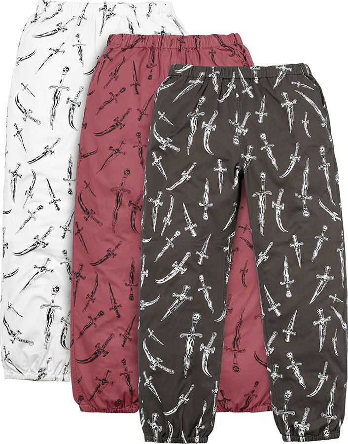 Supreme 17AW daggers pants 総柄 ダガー パンツ Fall/Winter 2017 Preview – Supreme