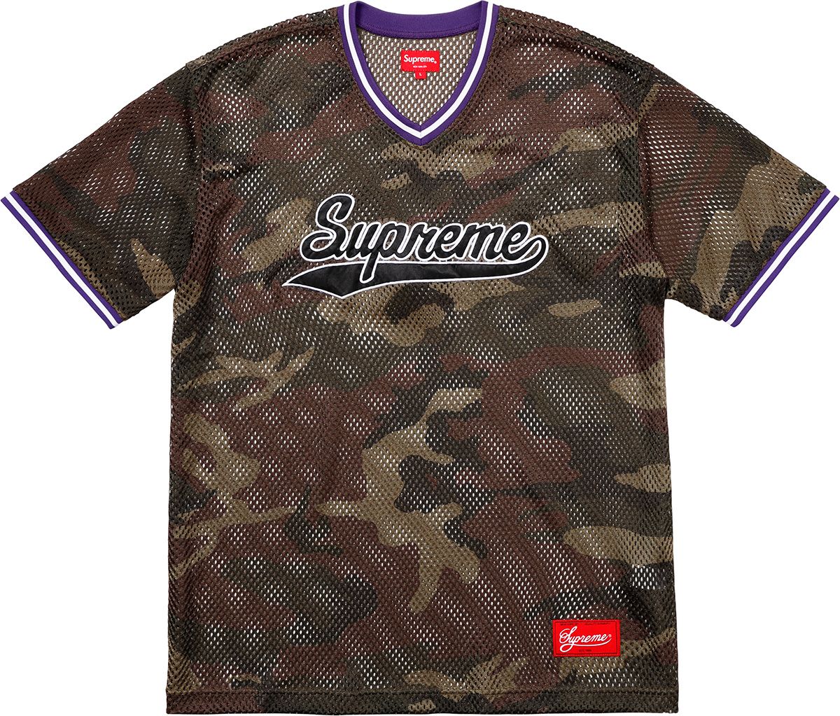 【あはあは】Supreme Mesh Baseball Jersey Spring/Summer 2018 Preview – Supreme