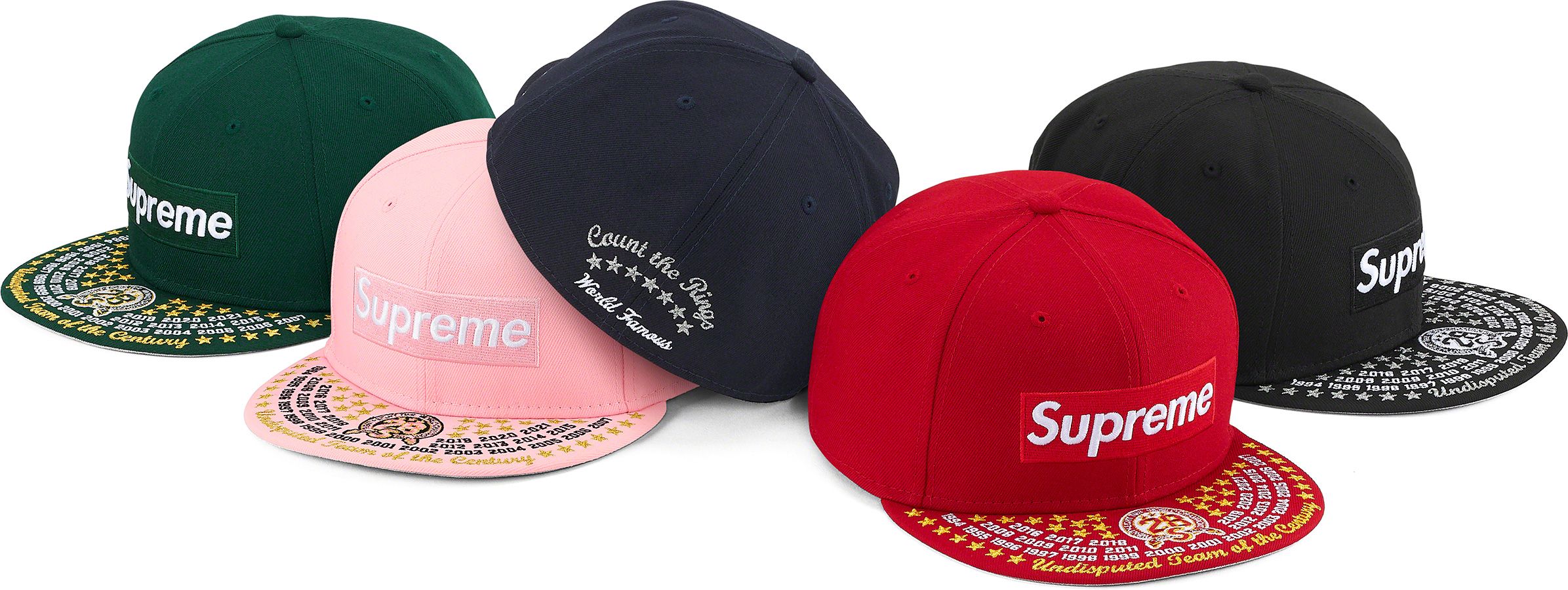 帽子 SUPREME 21AW No Comp Box Logo New Era Supreme No Comp Box Logo New Era (FW21) - $48