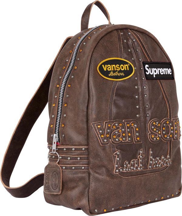 Supreme®/Vanson Leathers®/b.b. Simon Backpack