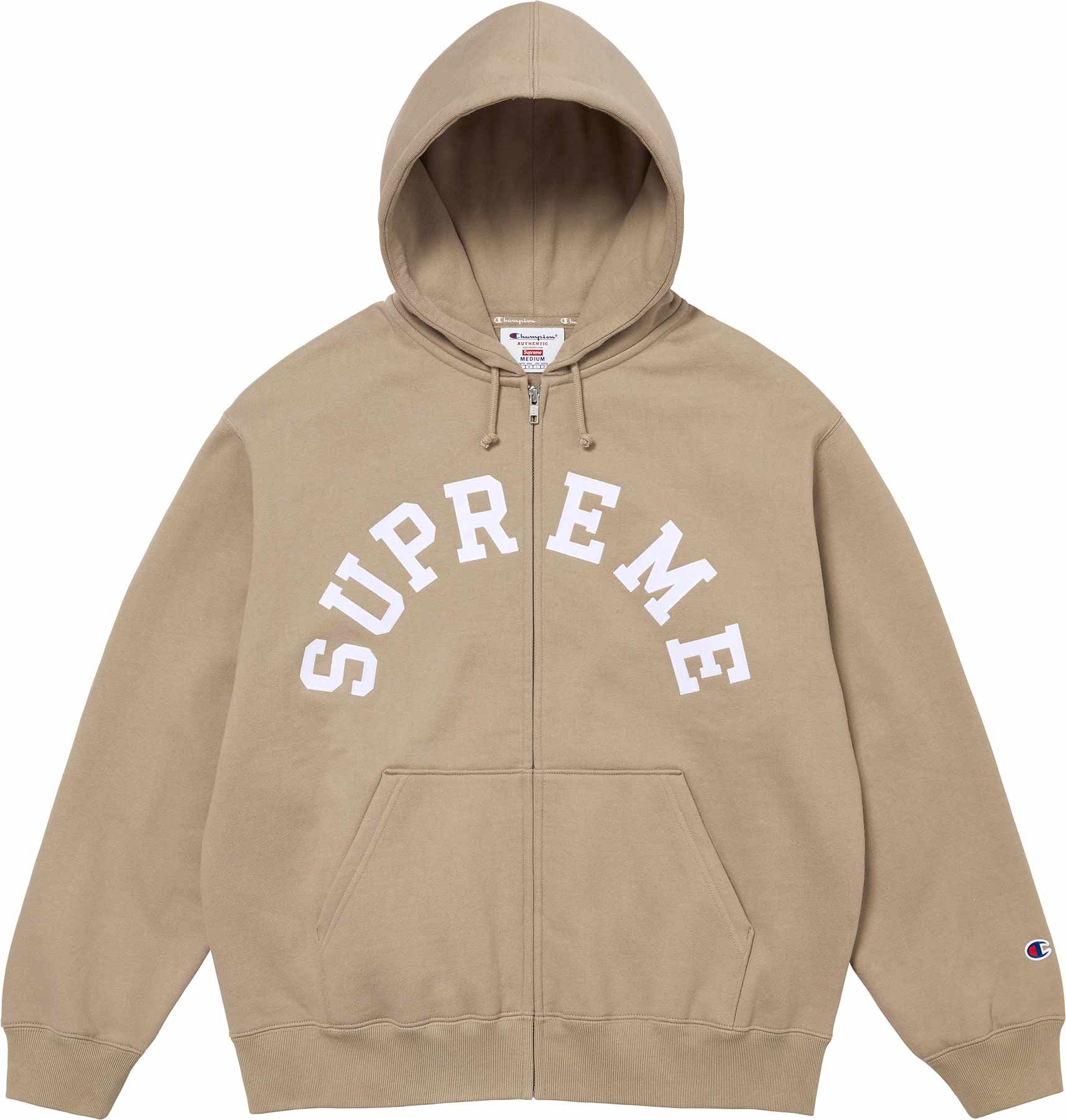 トップス supremeChampion Zip Up Hooded Sweatshirt Supreme Champion Zip Up Hooded Sweatshirt Navy Men's - SS24 - US