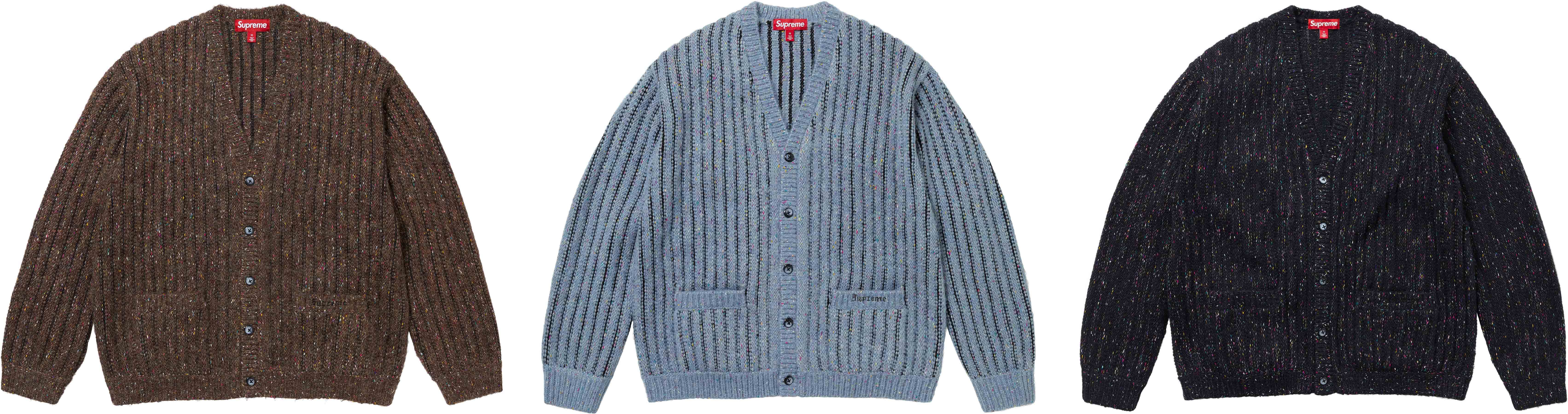 トップス Supreme XXL Confetti Cardigan 24SS Supreme Confetti Cardigan (SS24) - $178