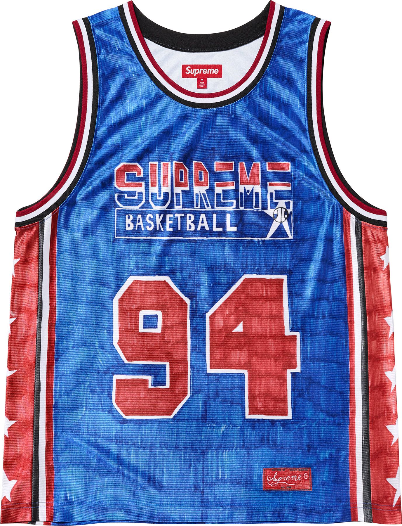 ウェア supreme St. Ides basketball jersey Supreme Marker Basketball Jersey Poly dazzle jersey with