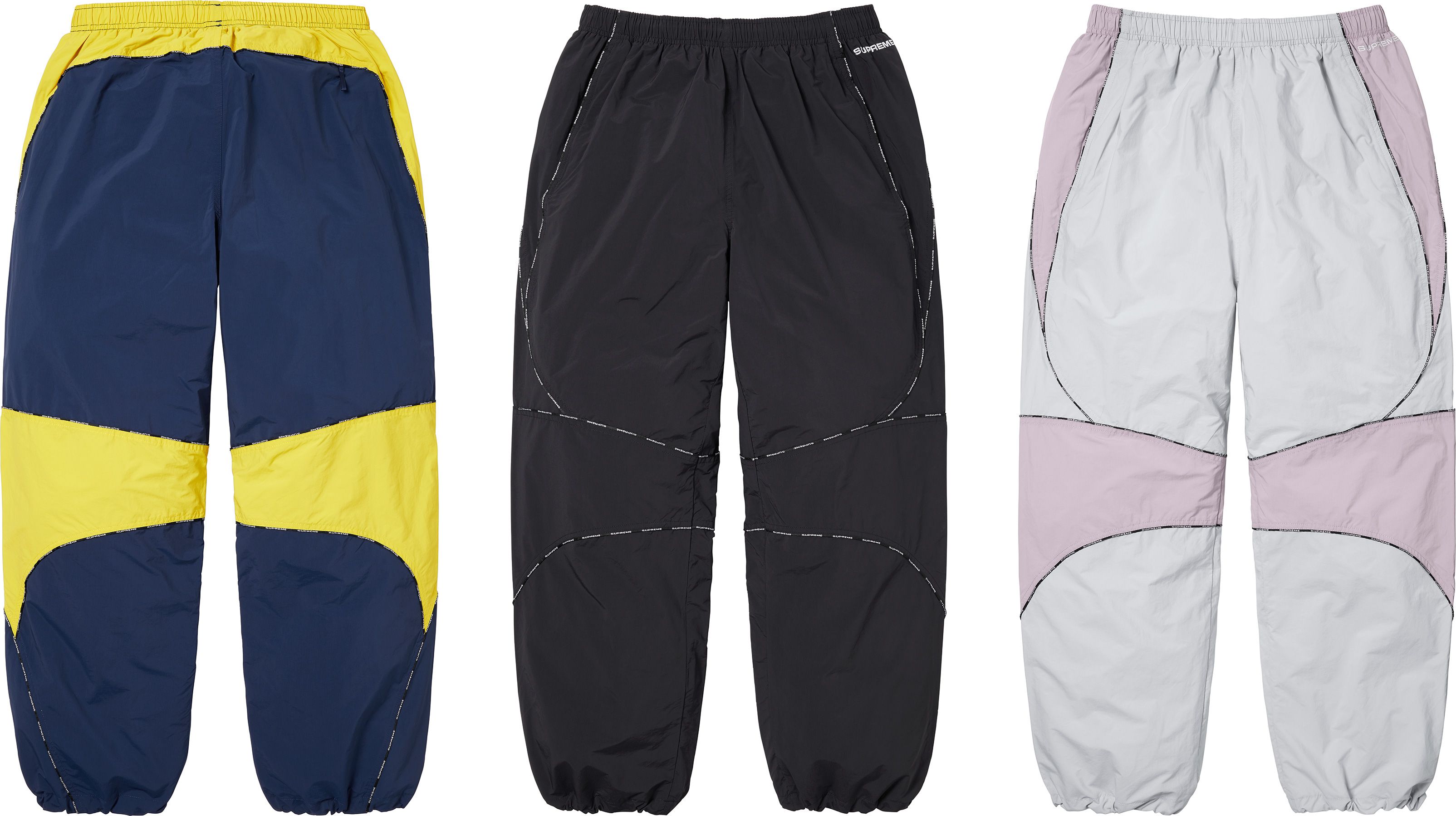 美品 L 23AW Supreme Logo Piping Track Pant Supreme Logo Piping Track Pant (FW23) - $138
